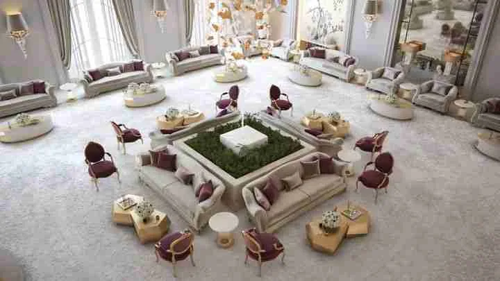 traditional majlis seating area